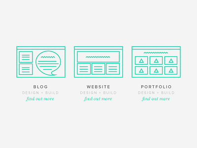 Web Design Services Icons icons portfolio website