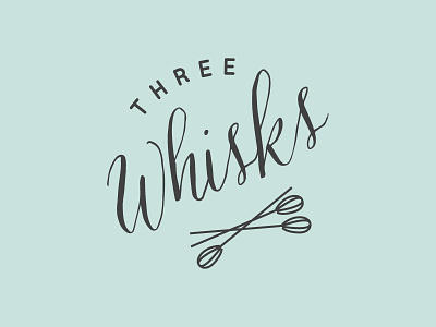 Three Whisks Branding branding logo
