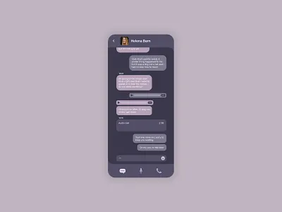 Daily UI 013 dailyui dailyui013 messaging app ui