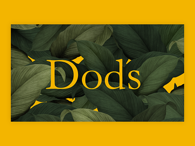 Dods art daily design graphic green plants texture yellow