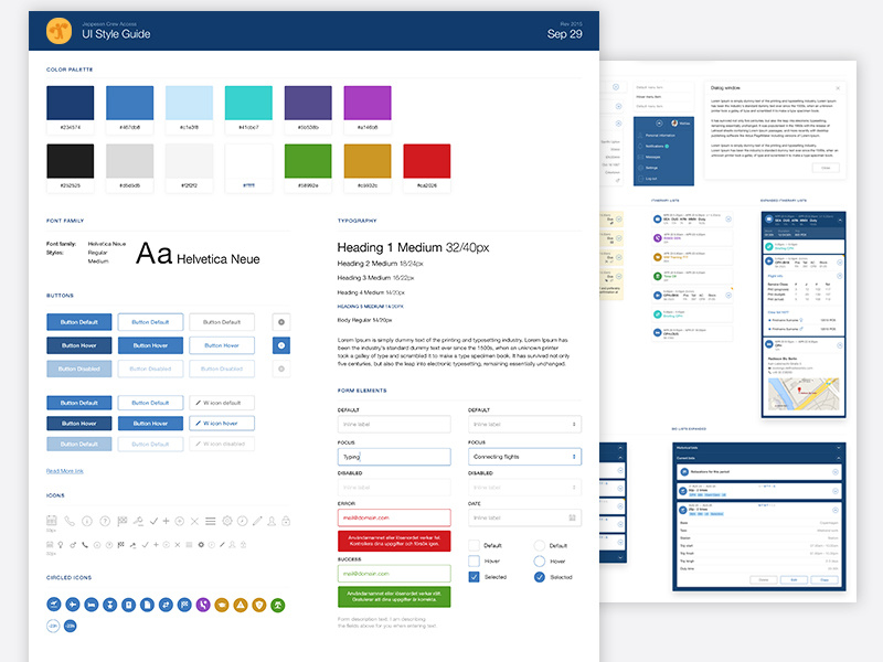 Style Guide by Faraz Allam on Dribbble