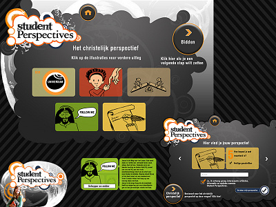 Student Perspectives app design illustration ios ipad survey ui web