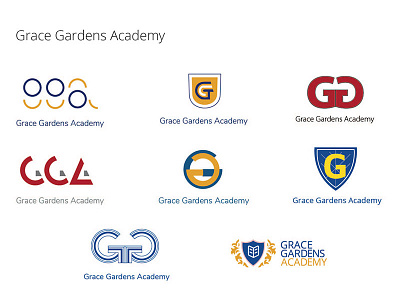 Grace Gardens Academy Logo brand identity logo