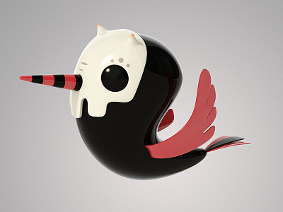 Birdpet 3d cartoon character design modo theodoru