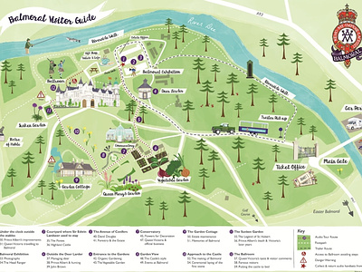 Balmoral Castle Audio Tour Map