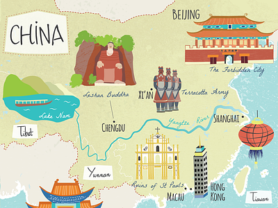Tourist Map of China