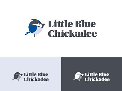 Little Blue Chickadee Identity bird branding charley harper chickadee crafting design ill illustration logo nature pattern texture