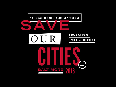 National Urban League Conference Identity baltimore branding brochure collateral conference conference identity event design id badge identity invitation logo signage texture type typography