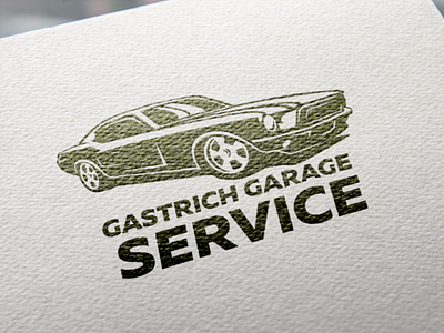 Car service logo design concept