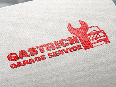 Car service logo design concept