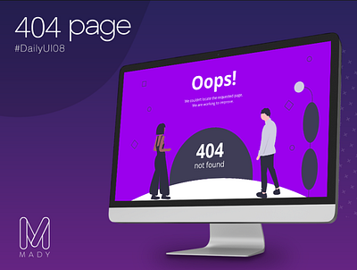 Daily UI 404 Page 08 dailyui