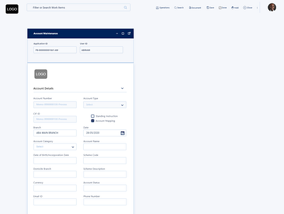 MEMO app banking business business process design forms illustration ui ux