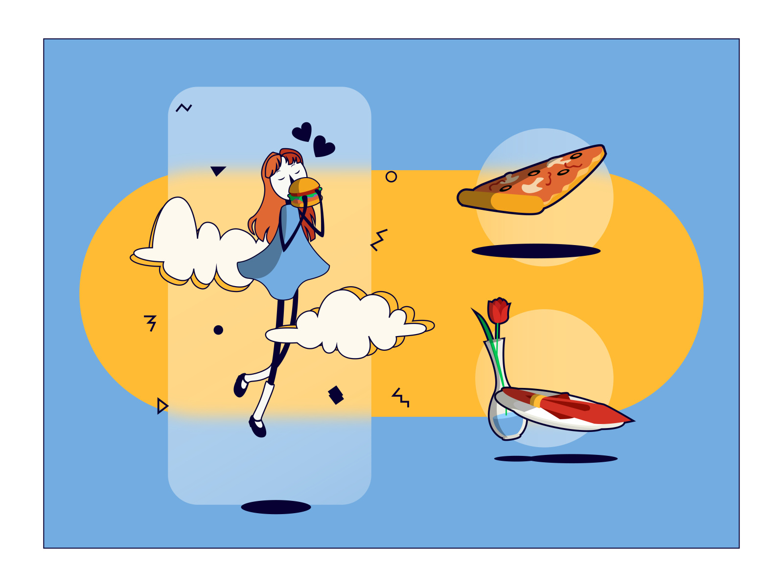 food-app-illustration-4-by-deniz-ayg-n-on-dribbble