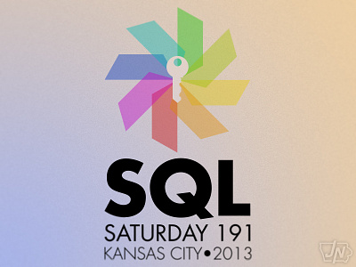 SQL Saturday 191 - Kansas City 2013 brand event identity illustration kansas city logo sql