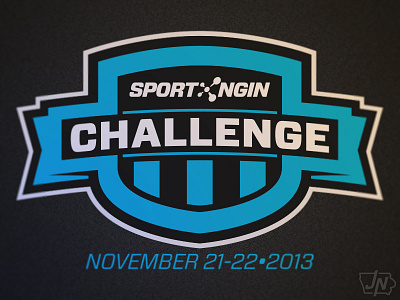 Sport Ngin Challenge brand challenge company event hackathon identity illustration logo sport ngin