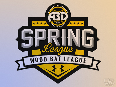ABD Spring League abd abd spring league baseball brand identity illustration league logo sports