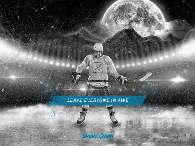 Leave Everyone In Awe company company branding design hockey motivational photoshop sport ngin sports