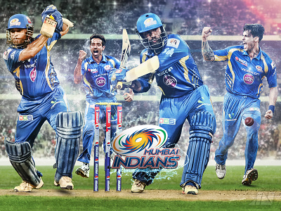 Mumbai Indians cricket indian premier league indians ipl mumbai mumbai indians photoshop