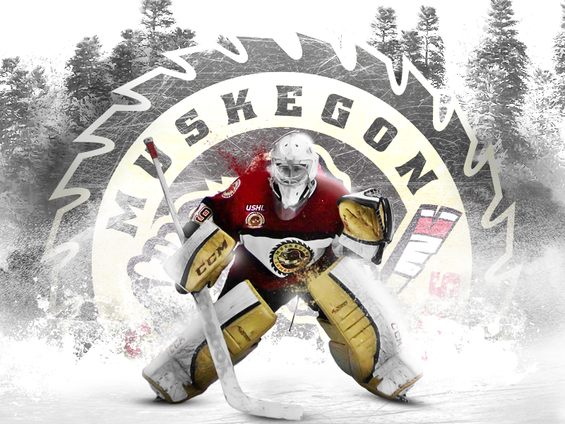 Muskegon Lumberjacks muskegon lumberjacks web design photoshop ushl sports hockey
