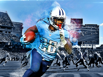 Tennessee Titans creative football mockup nfl photoshop sports tennessee titans