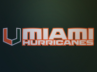 Miami Hurricanes Identity #3 brand brands college sports hurricanes identity logo logos miami miami hurricanes