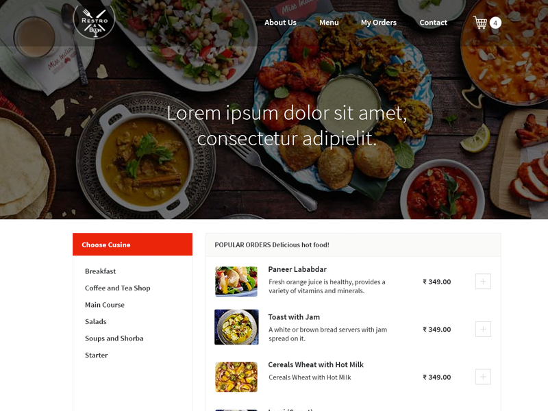 Food Order Menu food menu food restaurants online food order food order