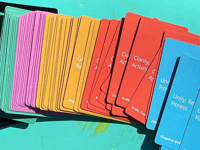 Visual Communication Design Cards analog branding sketchapp typography