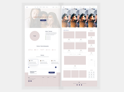 landing page branding design ui ux web webdesign website