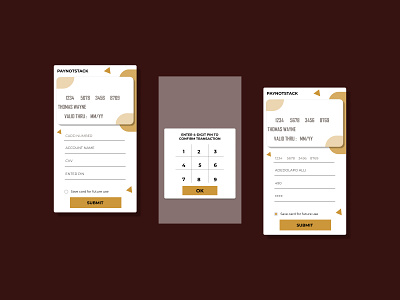 Card checkout page cards checkout page ui design