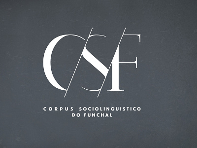 CSF Logo design linguistics logo
