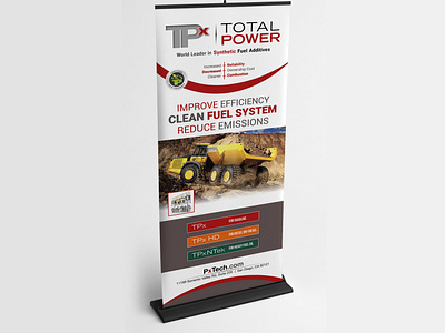 Total Power Roll-up Banner Design