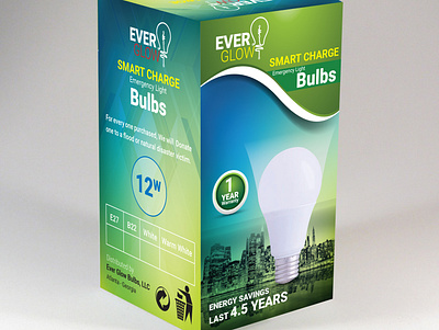 Ever Glow Bulbs Packaging Design advertisement advertising branding brochure design design illustration logo package package design packaging print print design product design promotional design vector