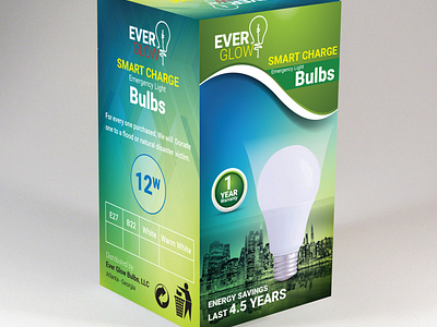 Ever Glow Bulbs Packaging Design