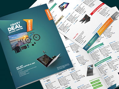 Lenovo special offer Brochure Design advertising booklet design branding brochure design catalog design flyer design magazine design print product design promotional design