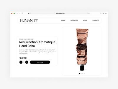 humanity - skincare shop