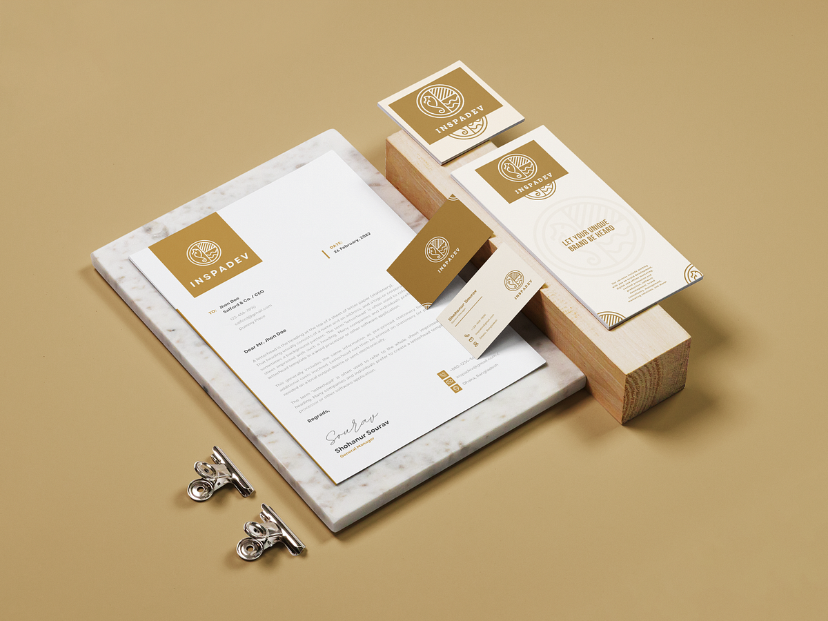 Modern Stationery Design by S M Shohanur Hossain Sourav on Dribbble
