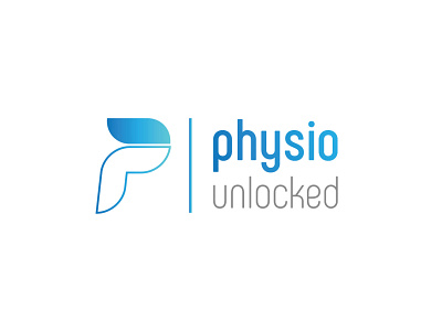 PHYSIO UNLOCKED WHITE brand brand design brand identity branding branding agency branding and identity branding concept design illustration illustrator logo logodesign photoshop physio physiotherapist physiotherapy