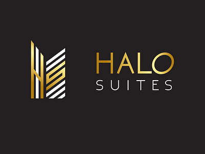 HALO SUITS accommodation apartment apartment design apartments brand brand design branding agency branding and identity logo design property developer property logo property management property marketing real estate branding real estate logo serviced accommodation