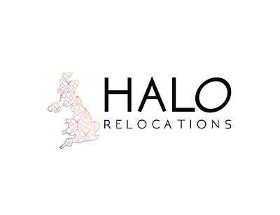 HALO RELOCATIONS brand brand design brand identity branding property developer property logo property management property marketing real estate branding real estate logo