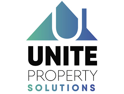 UNITE PROPERTY SOLUTIONS brand brand design brand identity logo design property developer property logo property management property marketing real estate branding real estate logo