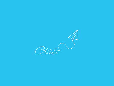 Paper Airplane logo dailylogochallenge design illustration logo