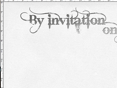 By invitation only