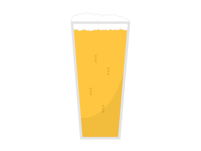 Beer illustration experiment learning sketchapp