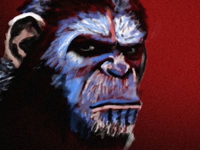 Dawn of Apes digital illustration illustration photoshop