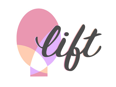 Lift Hot Air Balloon Logo