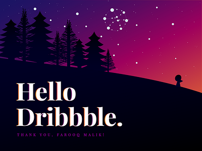 Hello, Dribbble! I'm Amanda. firstshot hello hellodribbble