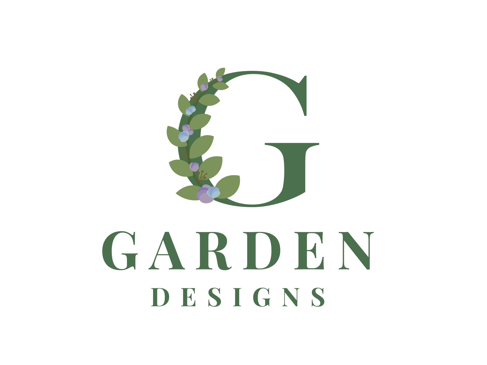 Garden Designs Logo by Amanda Decker Garcia on Dribbble