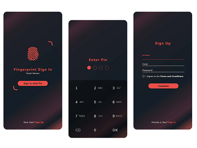 Sign In design designer mobile mobile app mobile app design mobile design mobile ui ui ui design uidesign uiux ux ux design uxdesign uxui