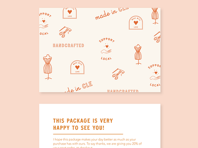 Icon+Postcard design for Yellowcake Shop