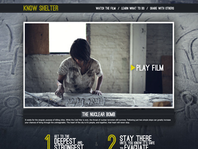 Know Shelter Website film non profit website
